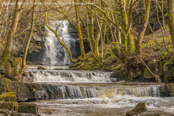 Summerhill Force and Bow Lee Beck, Teesdale Picture Board by Richard Laidler