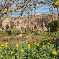 Buy canvas prints of St Mary's Parish Church, Wycliffe, Teesdale by Richard Laidler