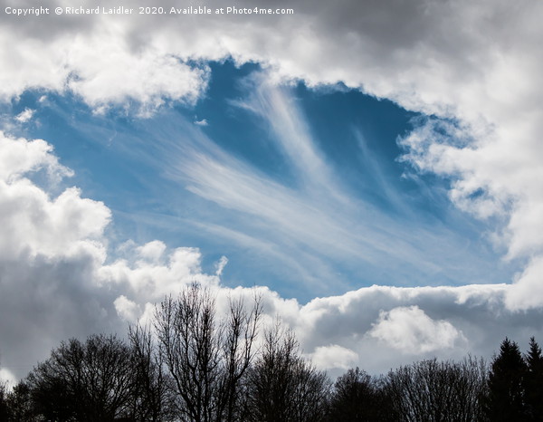 A 'Hole' lot of Cirrus Picture Board by Richard Laidler