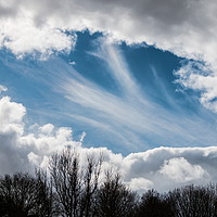 Buy canvas prints of A 'Hole' lot of Cirrus by Richard Laidler