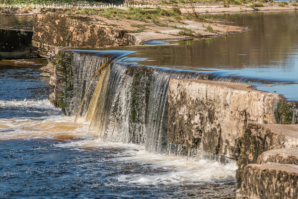 River Tees Cascade Closeup Picture Board by Richard Laidler