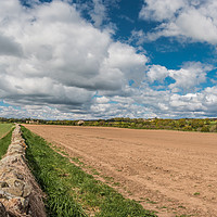 Buy canvas prints of Big Sky over the Teesdale Way at Thorpe, Teesdale by Richard Laidler