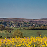 Buy canvas prints of Over to Barningham from Van Farm by Richard Laidler