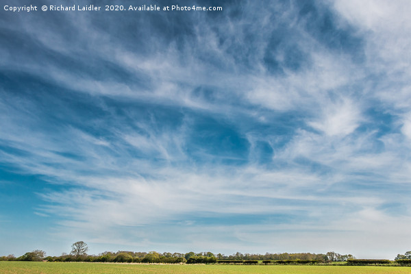 Big Cirrus Sky Picture Board by Richard Laidler