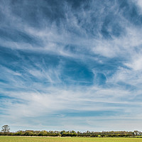 Buy canvas prints of Big Cirrus Sky by Richard Laidler