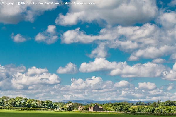 Huge Sky over Thorpe, Lower Teesdale Picture Board by Richard Laidler