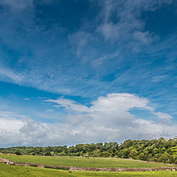 Buy canvas prints of Big Sky and Bright Interval on the Teedale Way by Richard Laidler