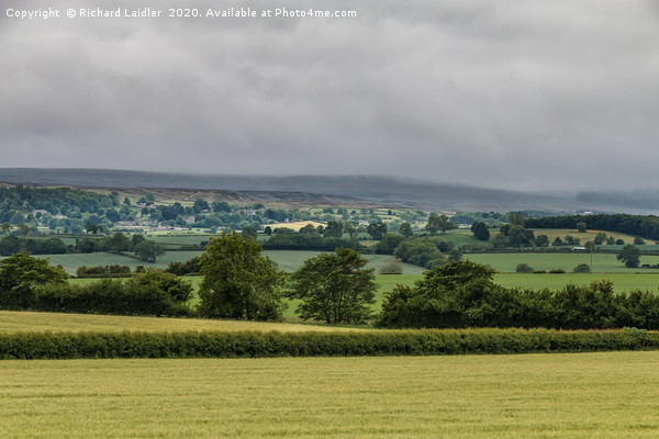 Brightening Up Over Barningham Picture Board by Richard Laidler