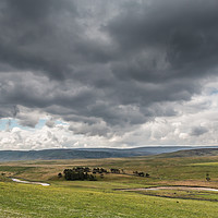 Buy canvas prints of Big Sky over Harwood, Upper Teesdale by Richard Laidler