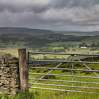 Buy canvas prints of Upper Teesdale from Stable Edge, Dramatic Light by Richard Laidler