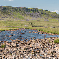 Buy canvas prints of  Cronkley Scar and the River Tees by Richard Laidler