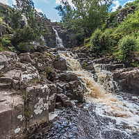 Buy canvas prints of Blea Beck Force Waterfall, Upper Teesdale (1) by Richard Laidler