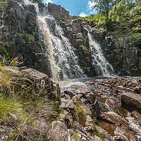 Buy canvas prints of Blea Beck Force Waterfall, Upper Teesdale (2) by Richard Laidler