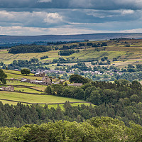 Buy canvas prints of Mickleton, Teesdale from near Aukside by Richard Laidler