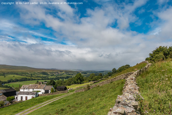 Big Sky over West Farm, Teesdale Picture Board by Richard Laidler