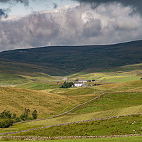 Buy canvas prints of Stoney Hill Farm, Harwood, Upper Teesdale by Richard Laidler