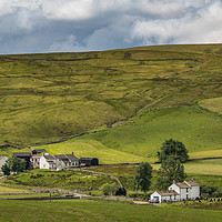 Buy canvas prints of Harwood, Upper Teesdale Hill Farms by Richard Laidler