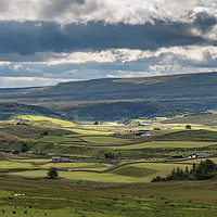 Buy canvas prints of Sunshine and shadows on Upper Teesdale by Richard Laidler