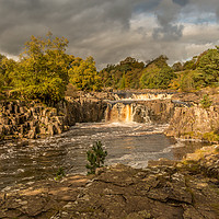 Buy canvas prints of Autumn Colours and Dramatic Light at Low Force by Richard Laidler