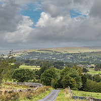 Buy canvas prints of Towards Middleton in Teesdale from Bail Hill 1 by Richard Laidler