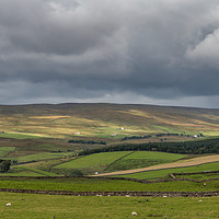Buy canvas prints of Harwood Teesdale, Sunshine and Shadows by Richard Laidler