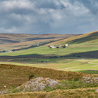 Buy canvas prints of Harwood, Teesdale from the Pennine Way at Cronkley by Richard Laidler