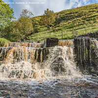 Buy canvas prints of Ettersgill Beck Waterfall by Richard Laidler