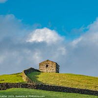 Buy canvas prints of Swaledale Hilltop Barn by Richard Laidler