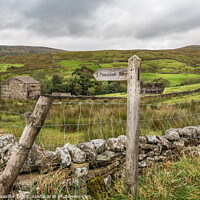 Buy canvas prints of To Hardraw Eight Miles on the Pennine Way by Richard Laidler