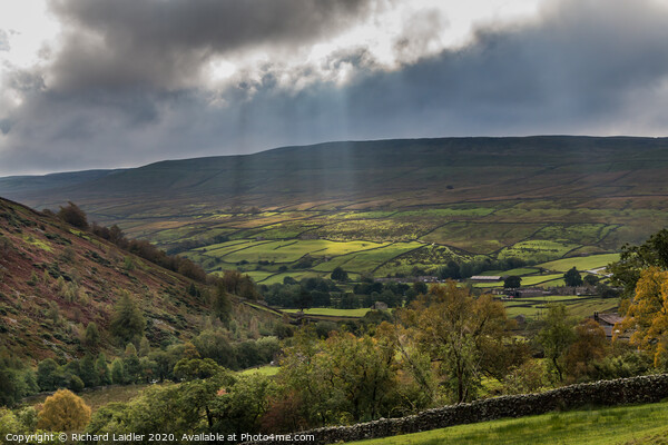 Swaledale Lighting Drama Picture Board by Richard Laidler