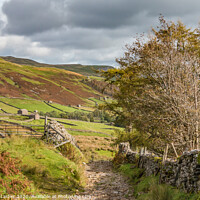 Buy canvas prints of Down into Swaledale from Great Shunner Fell by Richard Laidler