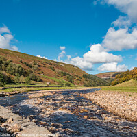 Buy canvas prints of The Swale at Muker, Swaledale by Richard Laidler