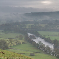 Buy canvas prints of Fog Lifting from Mickleton, Teesdale by Richard Laidler
