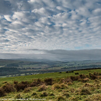 Buy canvas prints of Mackerel Sky over Upper Teesdale by Richard Laidler