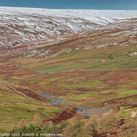Buy canvas prints of A wintry Hudes Hope Valley, Teesdale (1) by Richard Laidler