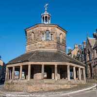 Buy canvas prints of The Buttermarket, Barnard Castle, Teesdale by Richard Laidler