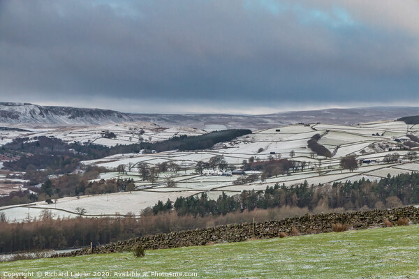 A Dusting of Snow in Upper Teesdale Picture Board by Richard Laidler