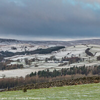 Buy canvas prints of A Dusting of Snow in Upper Teesdale by Richard Laidler