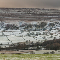 Buy canvas prints of A Dusting of Snow on Holwick Upper Teesdale by Richard Laidler