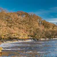 Buy canvas prints of The River Tees at Whorlton on Xmas Day 2020 by Richard Laidler