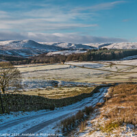 Buy canvas prints of Snow Covered Cronkley Fell from Ash Hill 3 by Richard Laidler