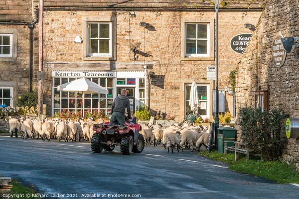 Going for Afternoon Tea in Thwaite, Swaledale Picture Board by Richard Laidler