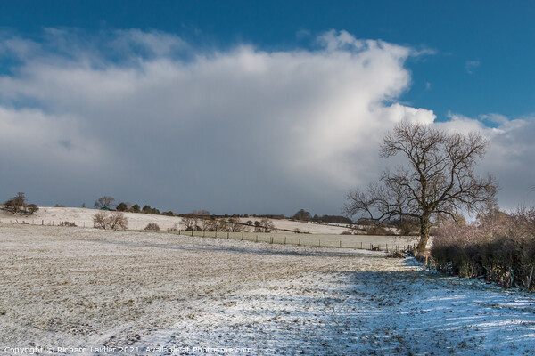 Snowy Hutton Magna, Teesdale Picture Board by Richard Laidler