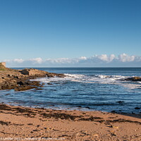 Buy canvas prints of Howick Bathing House and Beach, Northumberland by Richard Laidler