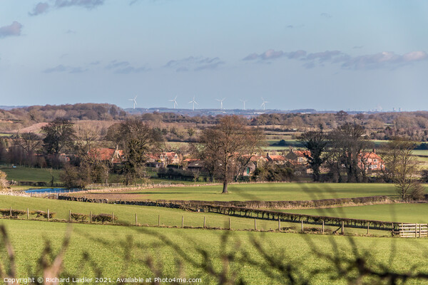 Caldwell, North Yorkshire from Foxbury Farm Picture Board by Richard Laidler