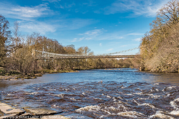 Whorlton Bridge from Downstream Picture Board by Richard Laidler