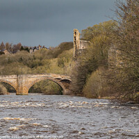 Buy canvas prints of Bright Interval on County Bridge, Barnard Castle, Teesdale by Richard Laidler