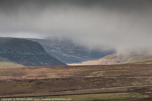 Clouds Lifting off Cronkley Scar and Widdybank Fell (2) Picture Board by Richard Laidler