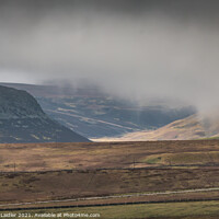Buy canvas prints of Clouds Lifting off Cronkley Scar and Widdybank Fell (2) by Richard Laidler