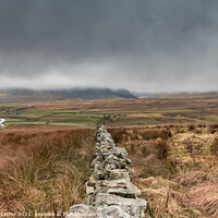 Buy canvas prints of Clouds Lifting off Cronkley Scar and Widdybank Fell (1) by Richard Laidler
